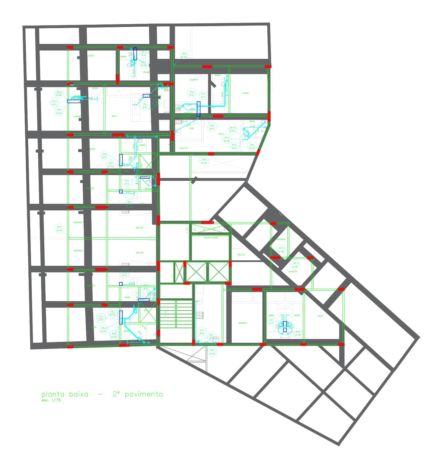 Residential Tower Coordination — Technical Coordination, Volta Redonda, RJ, Brazil