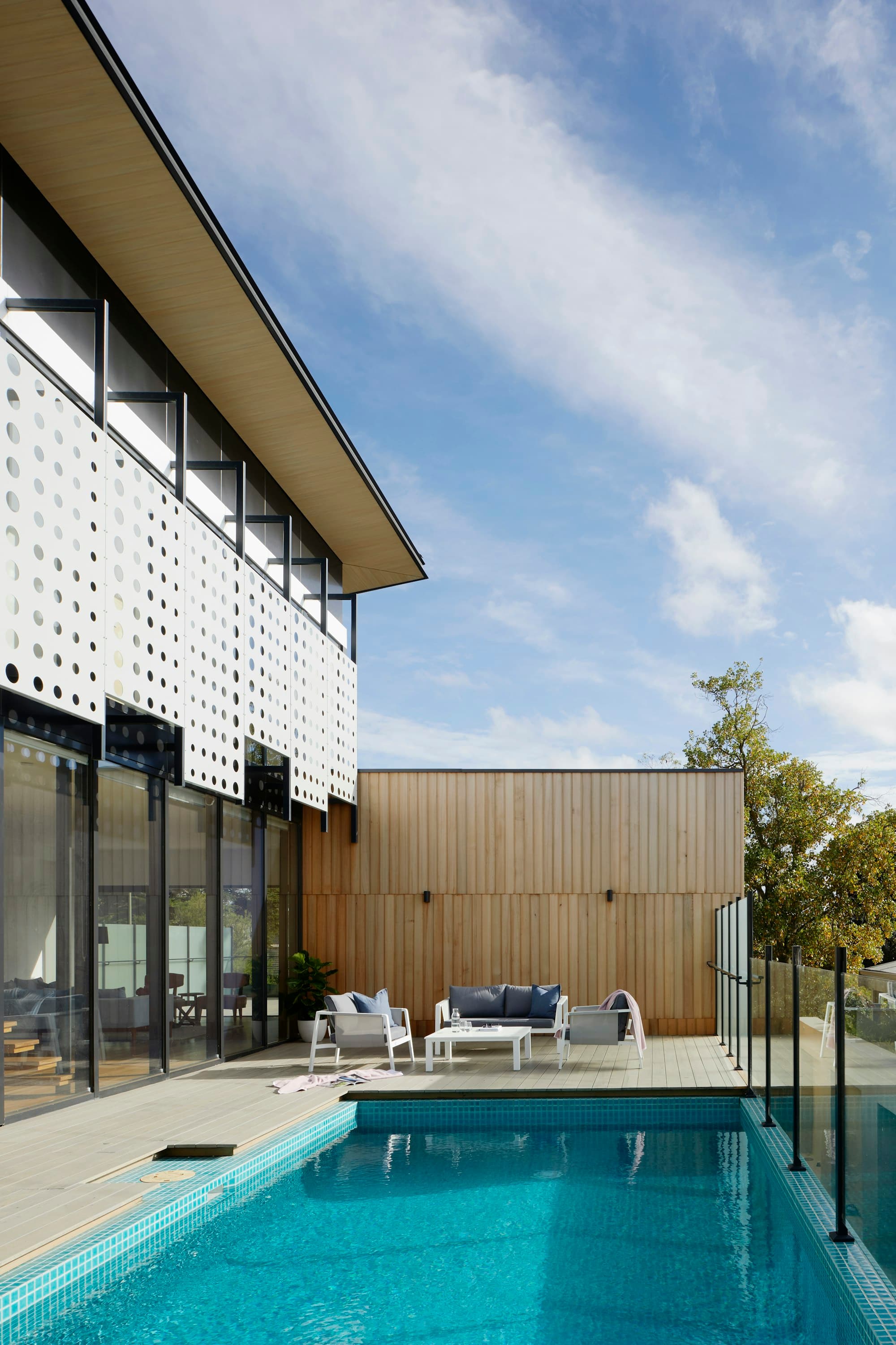 Courtyard of a residential project