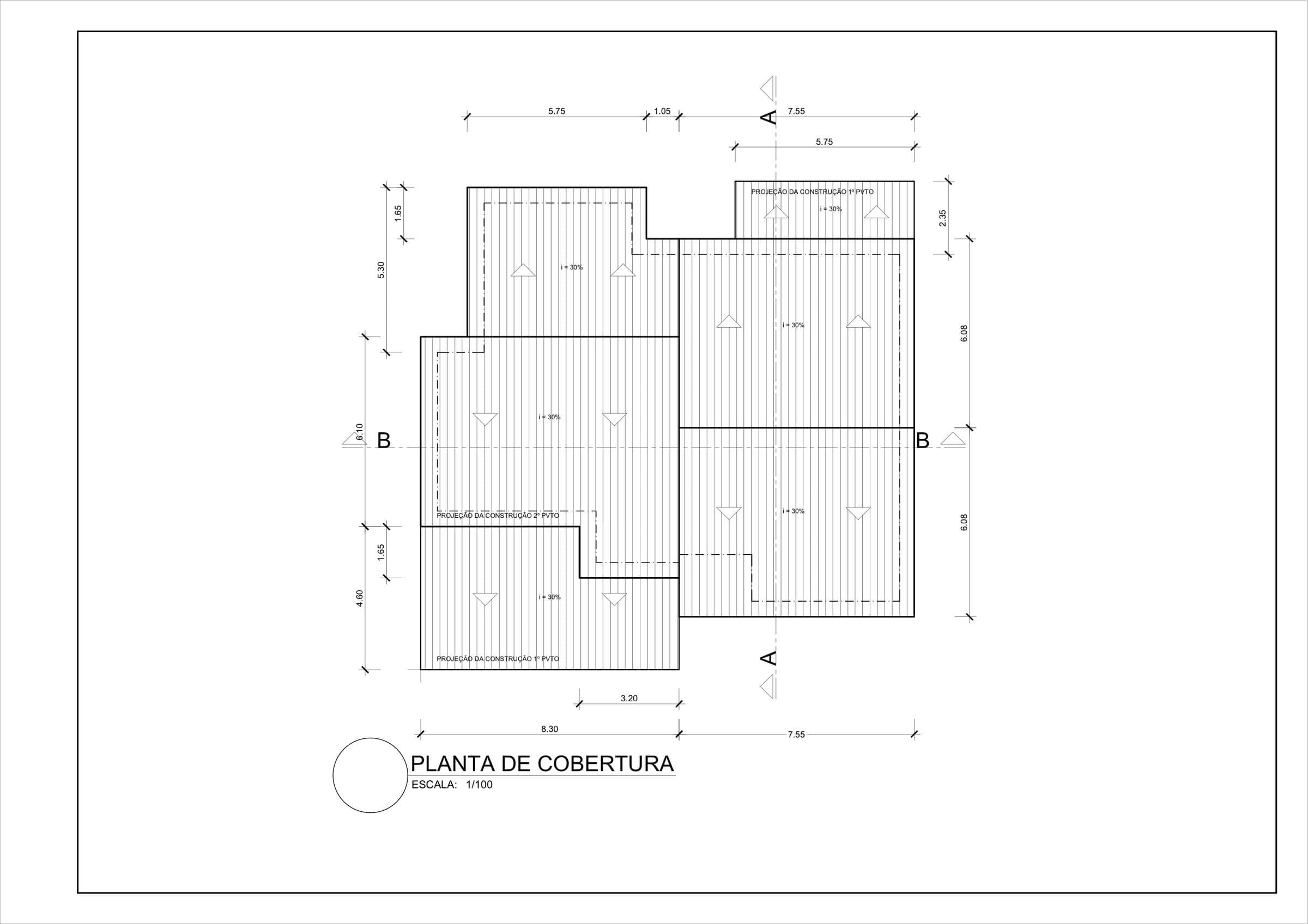Two-Storey Family House — Roof plan